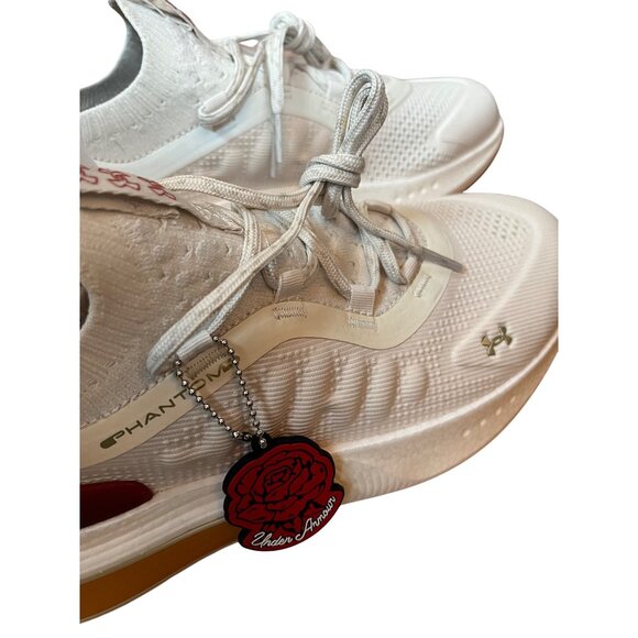 Under Armour HOVR Phantom 3 Running Shoes White/Red Size 10 With Extra Laces - Picture 8 of 10